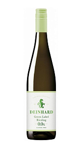Вино Deinhard Green Label Riesling Alcohol Free безалкогольное белое полусладкое 0.5% 0,75л