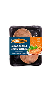 Медальоны Скорожарка лососевые 160г