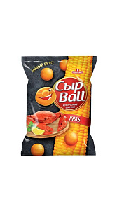 Кукурузные шарики СырBall Краб 140г