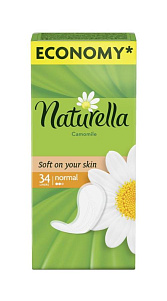 Прокладки Naturella Normal Camomile ежедневные 34шт