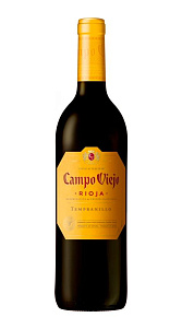 Вино Campo Viejo, Tempranillo, Rioja DOC красное сухое 13,5% 0,75л