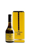 Бренди Torres 10 Gran Reserva, в подарочной упаковке 38–40% 0.7л