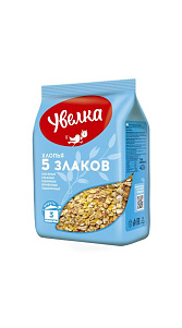 Хлопья Увелка 5 злаков 400г
