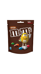 Драже M&Ms с молочным шоколадом 145г