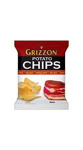Чипсы картофельные Grizzon Potato Chips Бекон 300г