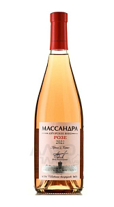 Вино Массандра, Авторское Розе розовое сухое 13% 0,75л