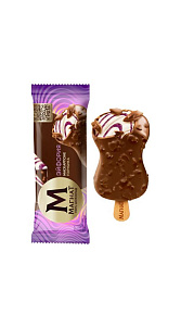 Мороженое сливочное Магнат Эйфория Маскарпоне и голубика эскимо 8% 70гр