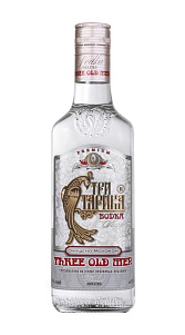 Водка Три старика Люкс 40% 0.5л