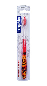 Зубная щетка Longa Vita Русские мотивы 31г