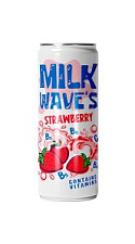 Напиток безалкогольный WAVE’S Милк Вейв молочный, со вкусом клубники и банана 330мл