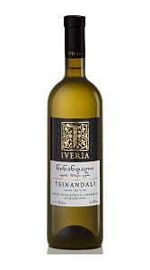 Вино Iveria Tsinandali белое сух 12% 0.75л