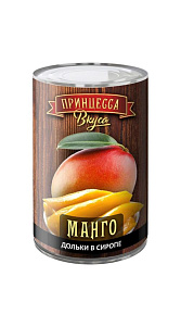 Манго Принцесса вкуса дольки в сиропе 425мл