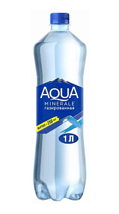 Вода Aqua Minerale газированная 1л