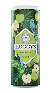 Сидр Hoggys яблочны 4.5 % 355мл