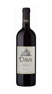 Вино Дава Мерло красное сух. 12,5% 0,75л