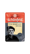 Сыр полутвердый Schоnfeld Турмезан зрелый швейцарский 52% 125г