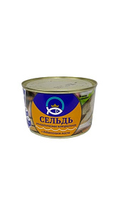 Сельдь атлантическая с добавлением масла 240г