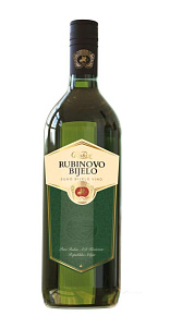 Вино Rubinovo Bijelo белое сух 11.5% 1л