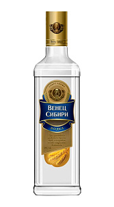 Водка Венец Сибири 40% 0,2л