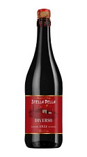Вино игристое безалкогольное Stella Bella, Diverso Rosso красное сладкое 0,5% 0,75л