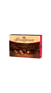 Конфеты Бабаевский Dark cream collection фундук и дробленый миндаль 200г