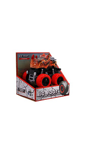 Машинка Big Foot Звери инерционная 4x4 9.5см