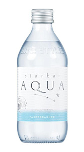 Вода Starbar Aqua минеральная газированная 330мл