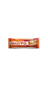 Батончик Qvinto с карамелью и кранчами 30г