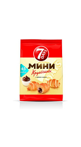 Мини Круассаны 7 DAYS с кремом Какао 105г