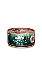 Мясо кролика Балтийский Деликатес премиум тушеное 325г