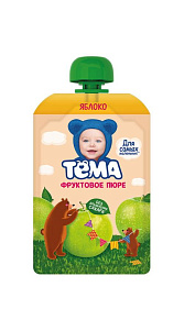 Пюре фруктовое Тема Яблоко 90г