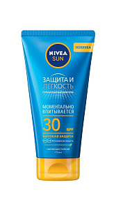 Крем-гель солнцезащитный Nivea Sun Защита и легкость 30SPF 175мл