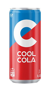 Газированный напиток CoolCola безалкогольный 330мл