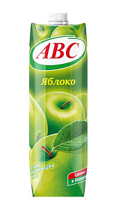 Нектар АВС Яблоко 1л