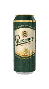 Пиво Staropramen светлое 4.2% 0.45л