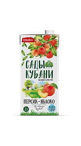 Нектар Сады Кубани Персик-яблоко 2л