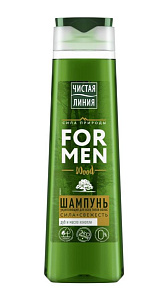 Шампунь Чистая Линия For Men Wood Сила и свежесть 400мл
