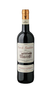 Вино Тур де Менделот Бордо красное сух. 12,5% 0,75л