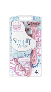 Бритва Gillette Simply Venus 3 одноразовая 4шт