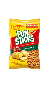 Соломка картофельная Pomsticks с паприкой 100г
