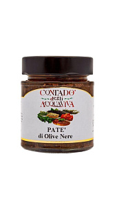 Паштет Contado Degli Acquaviva из черных оливок 140г