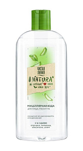 Мицеллярная вода Чистая Линия Natura Алое Вера 400мл