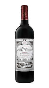 Вино Chateau Moulin du Peyrat, Medoc AOC красное сухое 13% 0,75л
