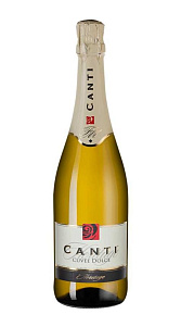 Вино игристое Сanti, Cuvee Dolce белое сладкое 7,5% 0,75л.