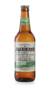 Пиво Уездное Лысковский сборник светлое, фильтр пастериз 5,3% 0,5л