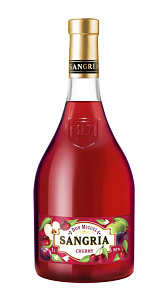 Продукция плодовая алкогольная Don Miguel, Sangria вишневое красная полусладкая 9% 1л