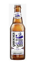 Пиво Godfather, The Legendary Luxury Lager светлое фильтрованное пастеризованное 4,7% 0,33л