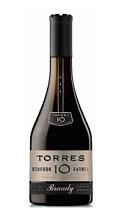 Бренди Torres 10, Bourbon Barrel в подарочной упаковке 38% 0,7л