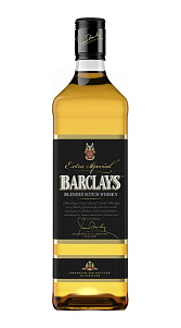 Виски купажированный Barclays 3 года 40% 0,5л.