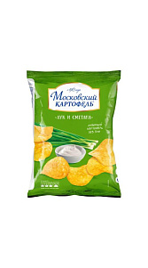 Чипсы Московский картофель лук и сметана 240г